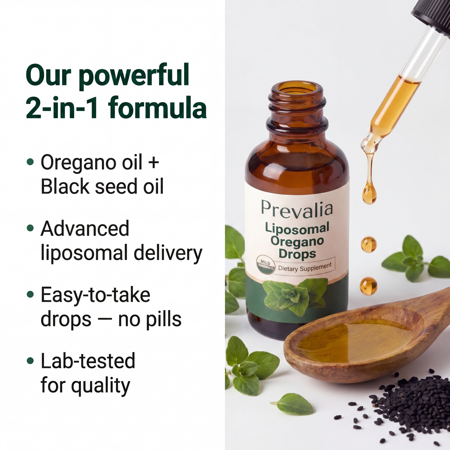 Prevalia Liposomal Oregano Drops