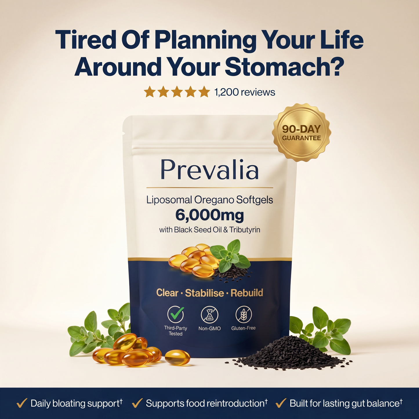 Prevalia Liposomal Oregano Softgels